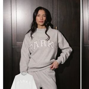 PARKE METALLIC (GRAY) VARSITY MOCKNECK NWT L/XL *SOLD OUT. SHIPS SAME DAY*